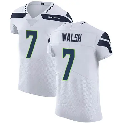 Men's Elite Blair Walsh Seattle Seahawks White Vapor Untouchable Jersey