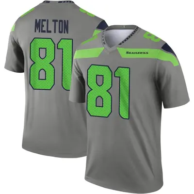 Men's Legend Bo Melton Seattle Seahawks Steel Inverted Jersey