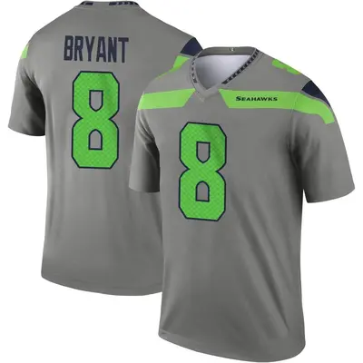 Men's Legend Coby Bryant Seattle Seahawks Steel Inverted Jersey