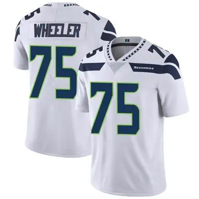 Men's Limited Chad Wheeler Seattle Seahawks White Vapor Untouchable Jersey