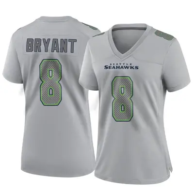 Women's Game Coby Bryant Seattle Seahawks Gray Atmosphere Fashion Jersey