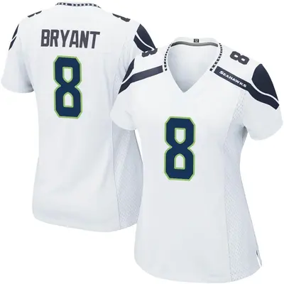 Women's Game Coby Bryant Seattle Seahawks White Jersey