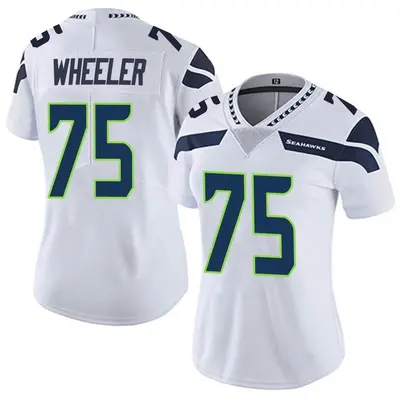 Women's Limited Chad Wheeler Seattle Seahawks White Vapor Untouchable Jersey