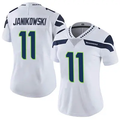 Women's Limited Sebastian Janikowski Seattle Seahawks White Vapor Untouchable Jersey