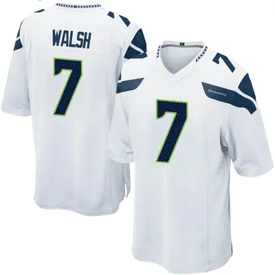 Youth Game Blair Walsh Seattle Seahawks White Jersey