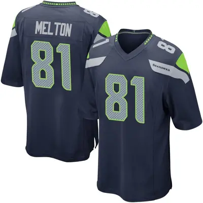 Youth Game Bo Melton Seattle Seahawks Navy Team Color Jersey