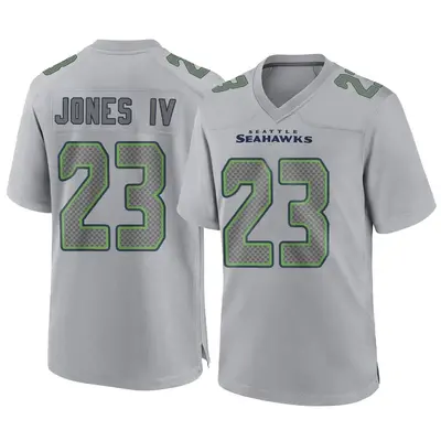 Youth Game Sidney Jones IV Seattle Seahawks Gray Atmosphere Fashion Jersey