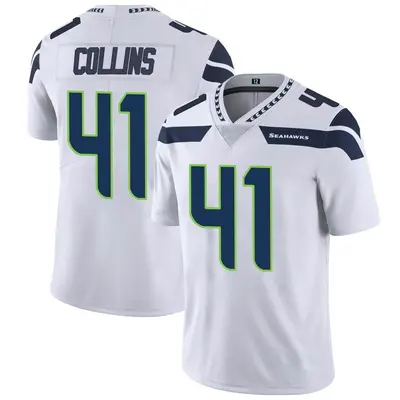 Youth Limited Alex Collins Seattle Seahawks White Vapor Untouchable Jersey