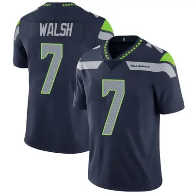 Youth Limited Blair Walsh Seattle Seahawks Navy Team Color Vapor Untouchable Jersey