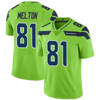 Youth Limited Bo Melton Seattle Seahawks Green Color Rush Neon Jersey