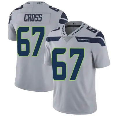 Youth Limited Charles Cross Seattle Seahawks Gray Alternate Vapor Untouchable Jersey