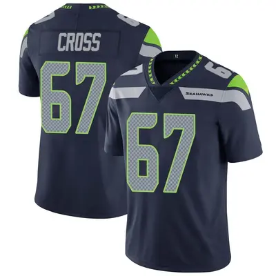Youth Limited Charles Cross Seattle Seahawks Navy Team Color Vapor Untouchable Jersey