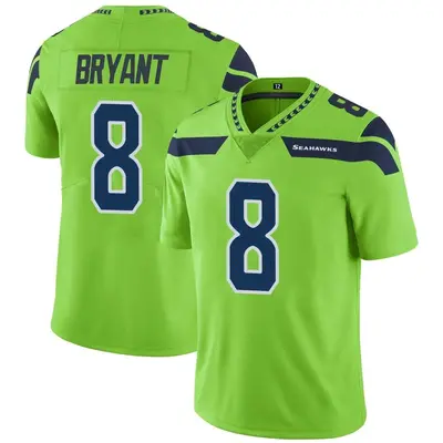 Youth Limited Coby Bryant Seattle Seahawks Green Color Rush Neon Jersey