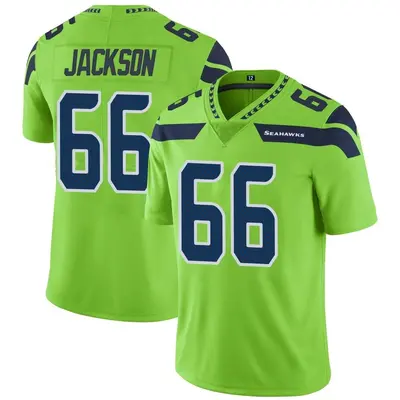 Youth Limited Gabe Jackson Seattle Seahawks Green Color Rush Neon Jersey