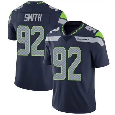 Youth Limited Tyreke Smith Seattle Seahawks Navy Team Color Vapor Untouchable Jersey
